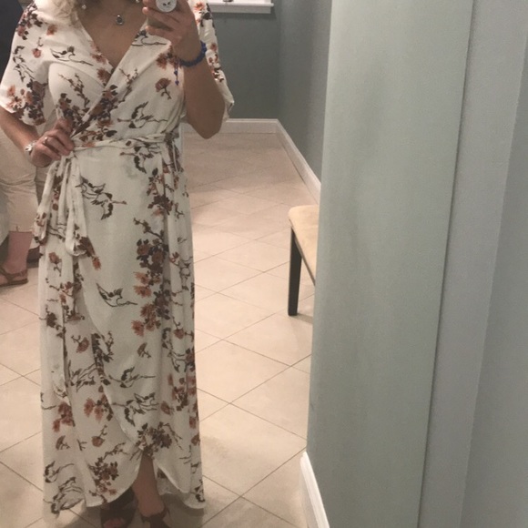 Fall Roxy Wrap Around Dress - Picture 4 of 6